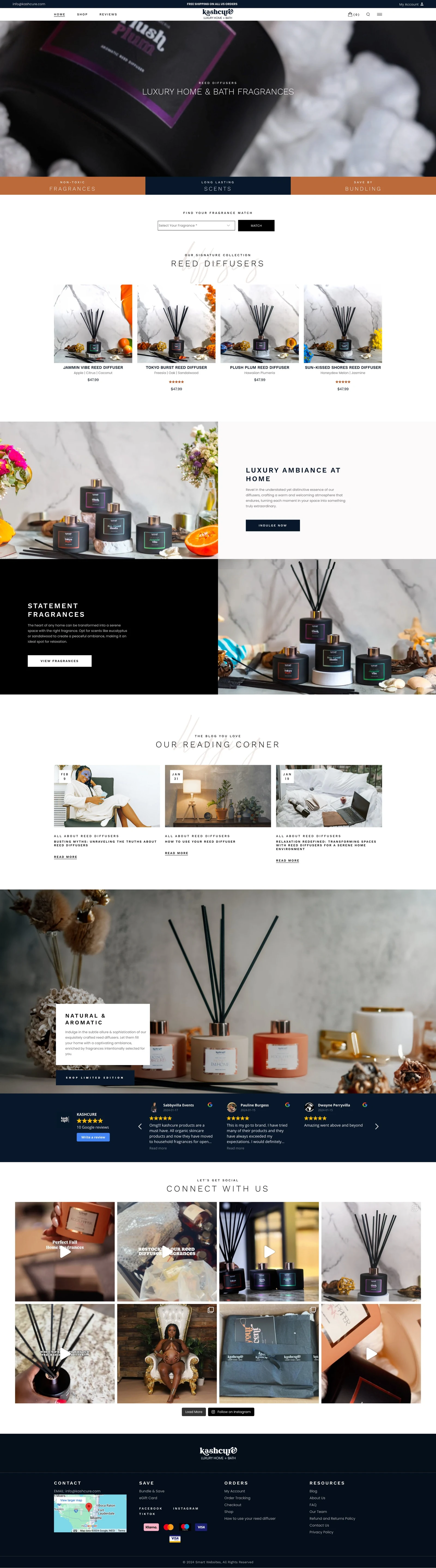 KASHCURE website designed by Coached By Kash